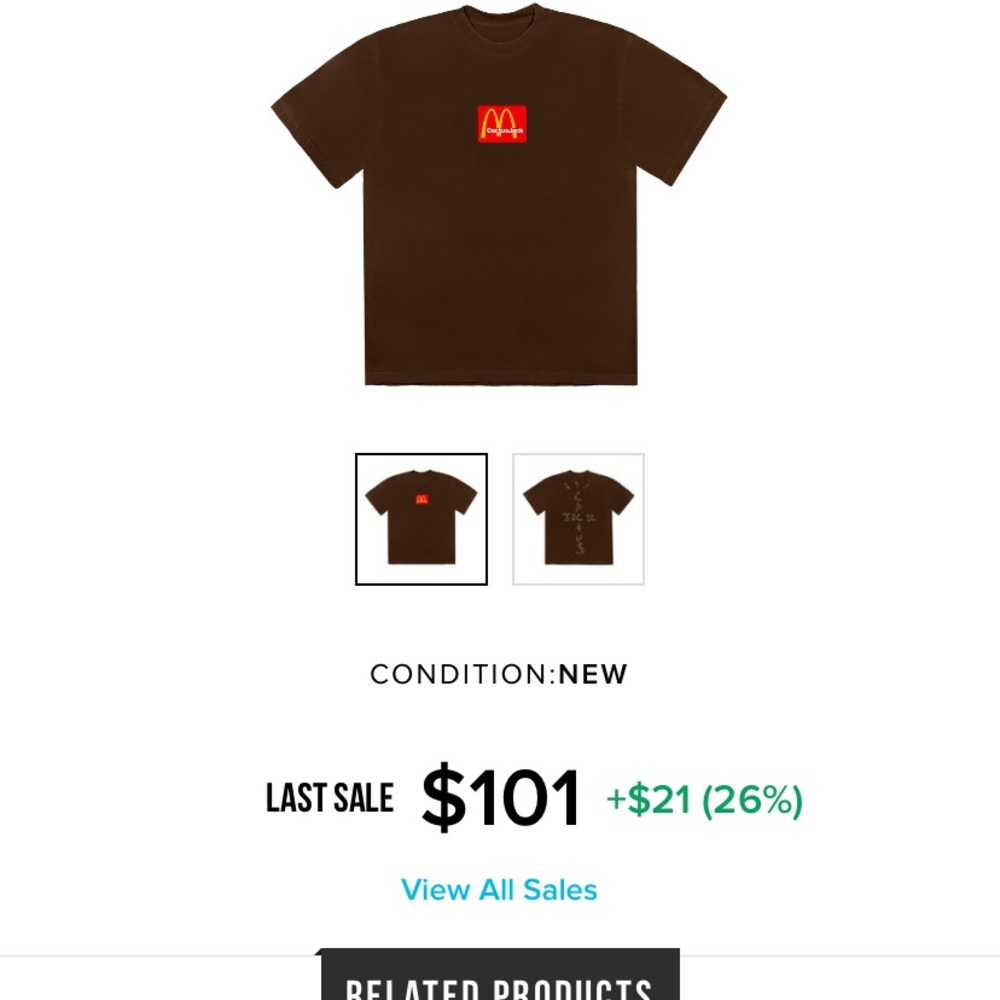 Travis Scott x McDonald’s Sesame III T-Shirt